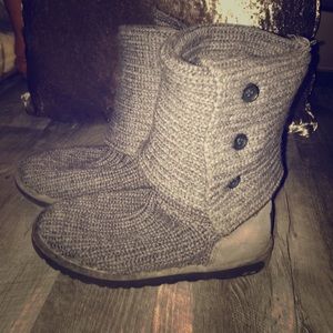 UGG Classic Cardy boot grey knit